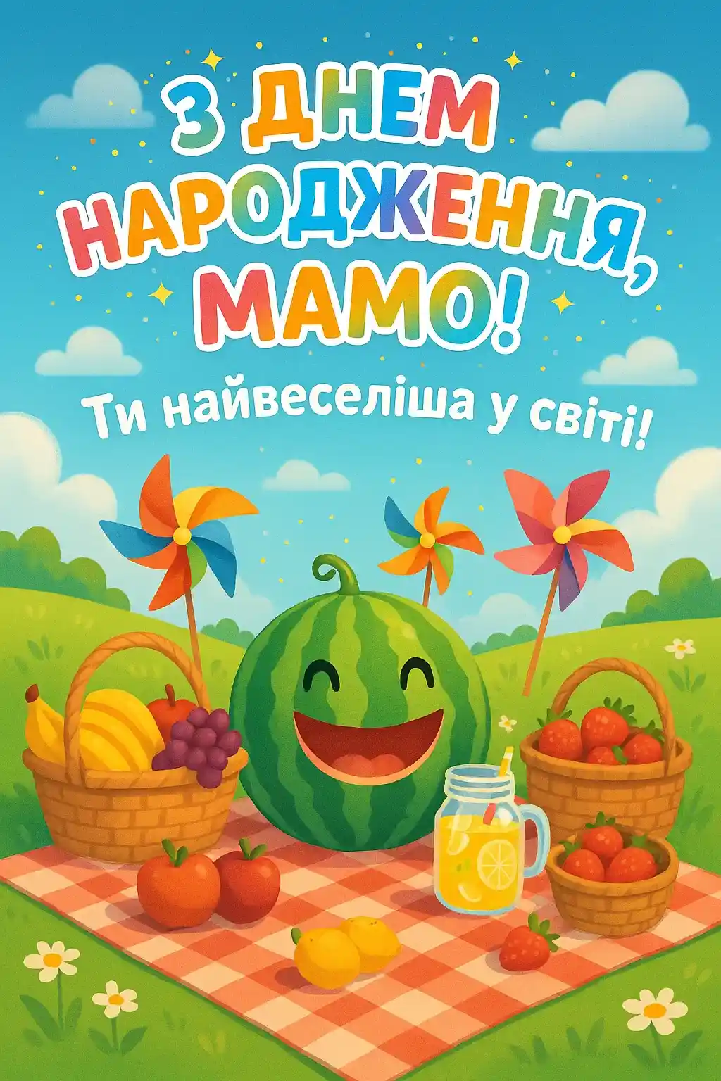 Прикольні привітання мамі з днем народження