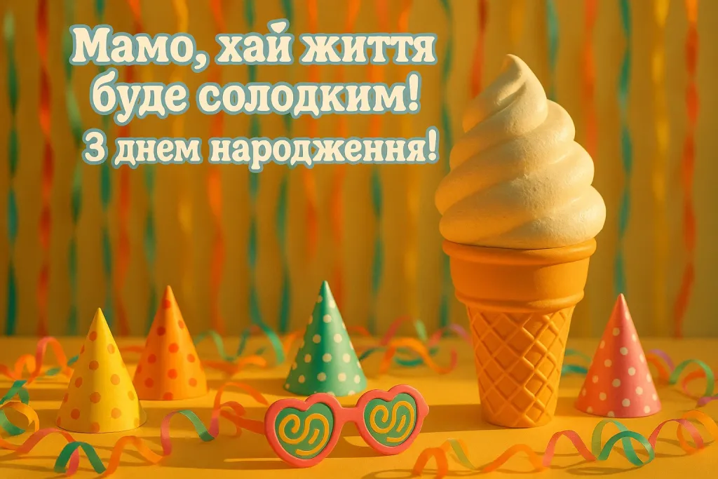 Прикольні привітання мамі з днем народження