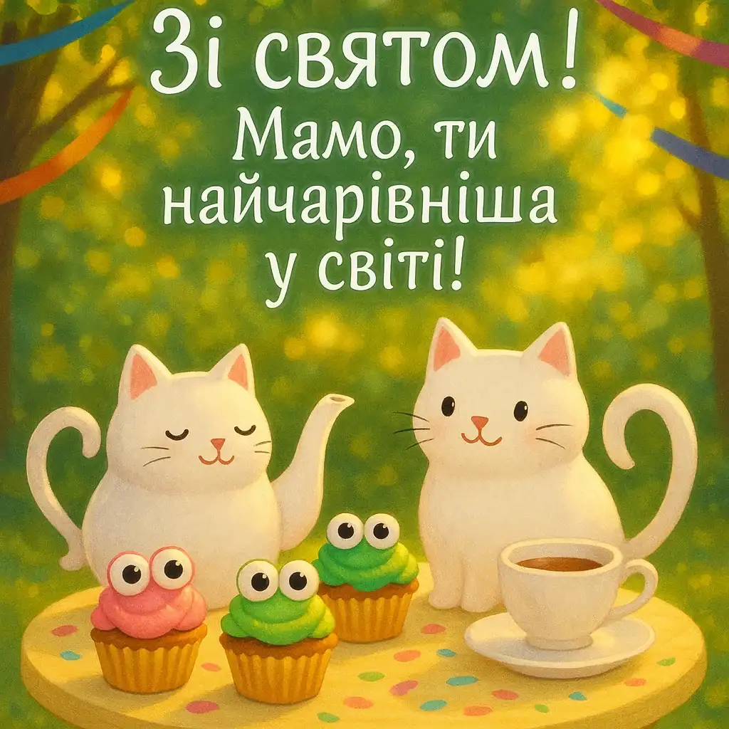 Прикольні привітання мамі з днем народження