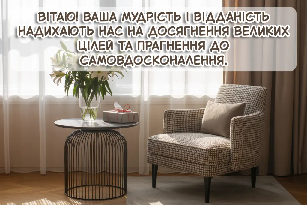Привітання з днем народження керівниці своїми словами