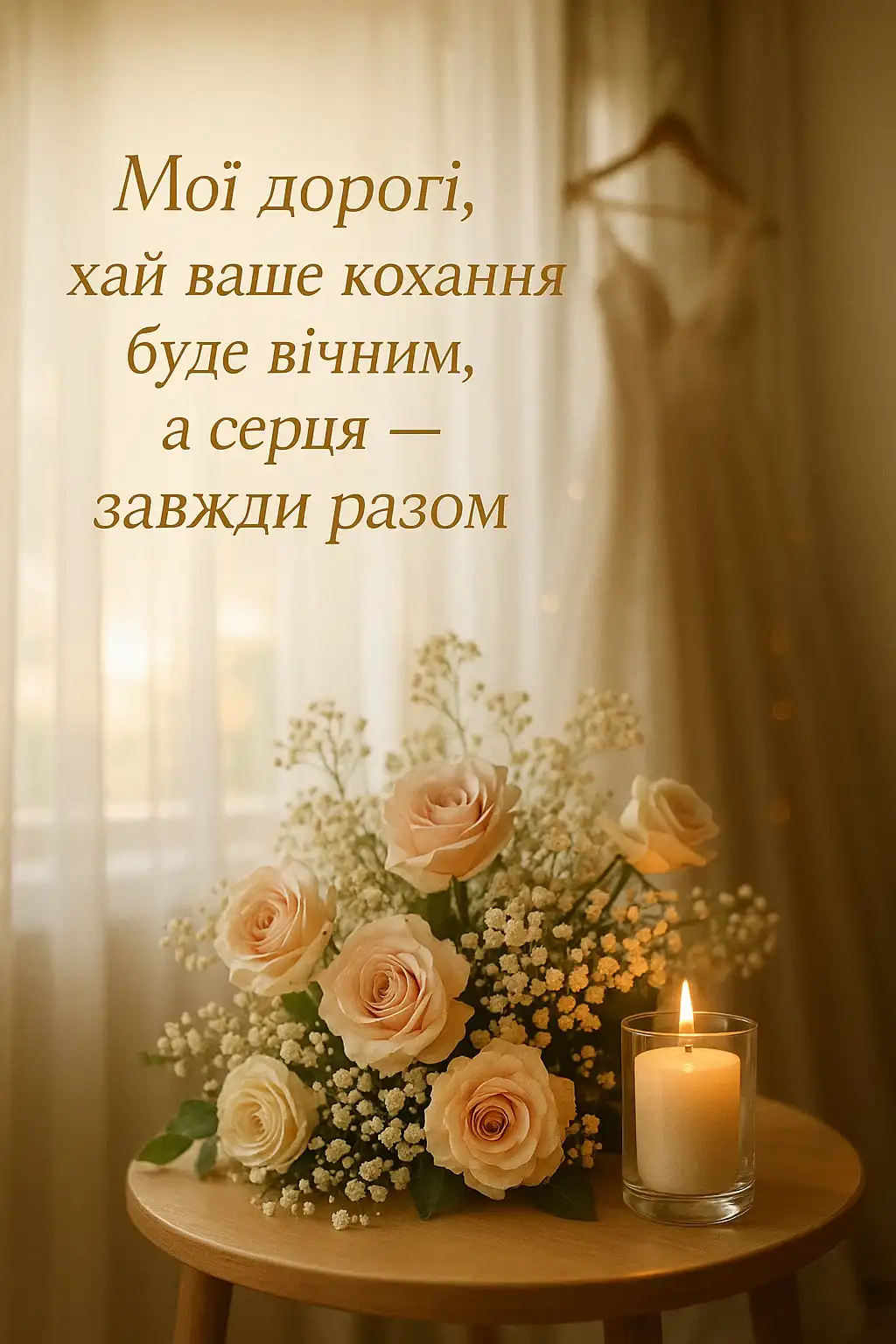 Привітання на весілля до сліз від мами