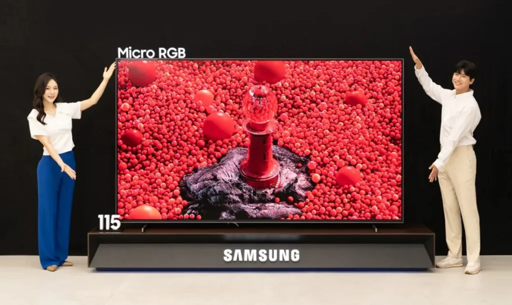 Samsung показала 115-дюймовий телевізор з унікальною технологією Micro RGB