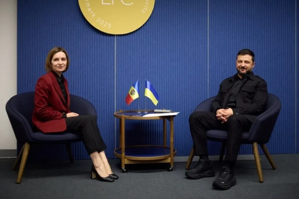 Зеленський і Санду обговорили спільний рух України та Молдови до ЄС