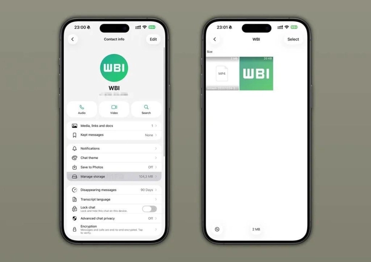 WhatsApp готує нову функцію для смартфонів: користувачі зможуть контролювати, скільки місця займають чати