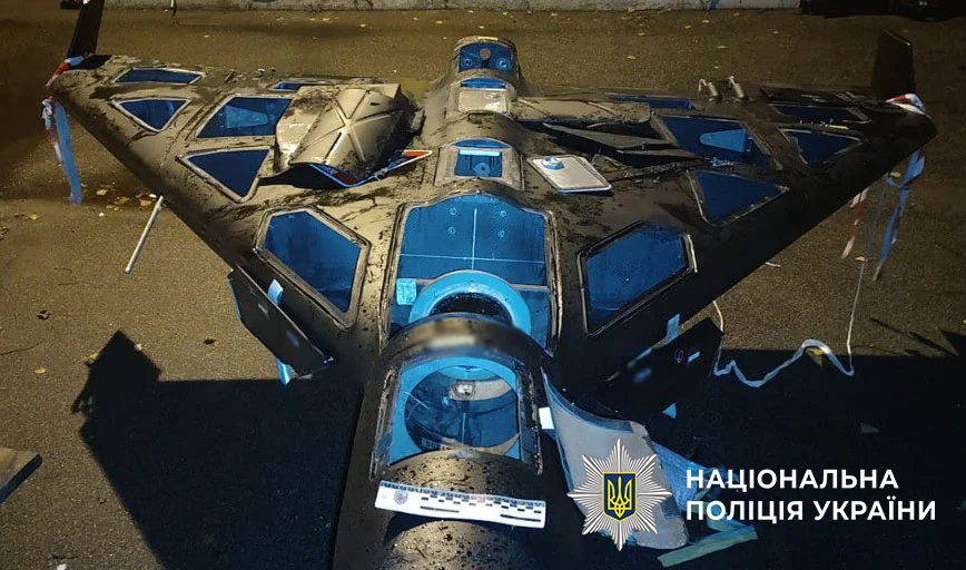 У Києві вилучили безпілотник Shahed, який чоловік перевозив на даху авто