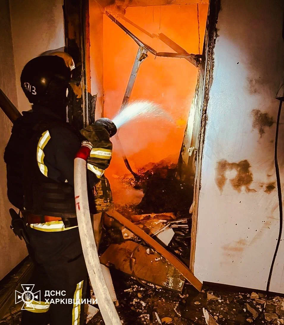 Пожежа після атаки РФ знищила ферму на Харківщині