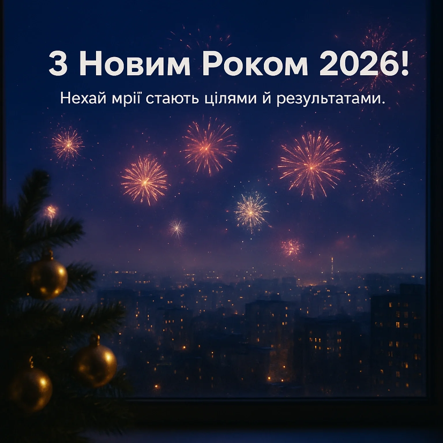 Привітання з новим роком 2026