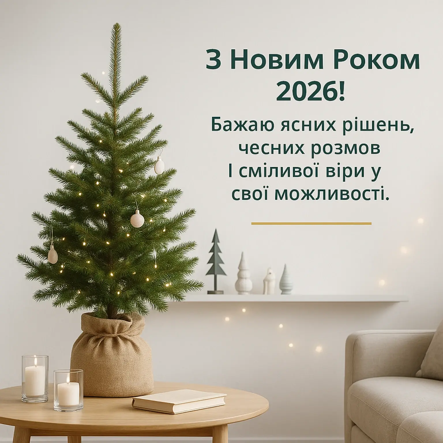 Привітання з новим роком 2026