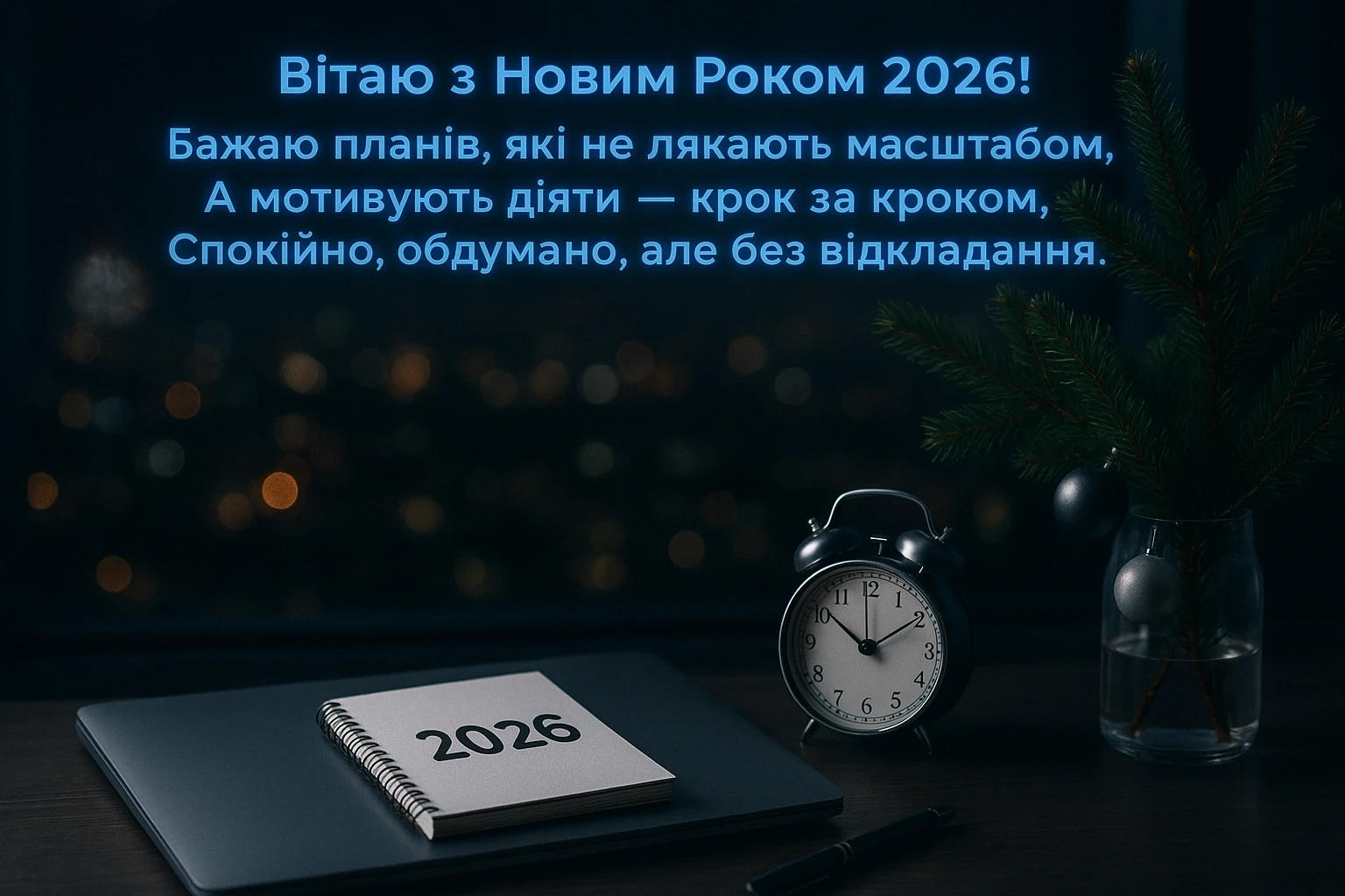 Привітання з новим роком 2026