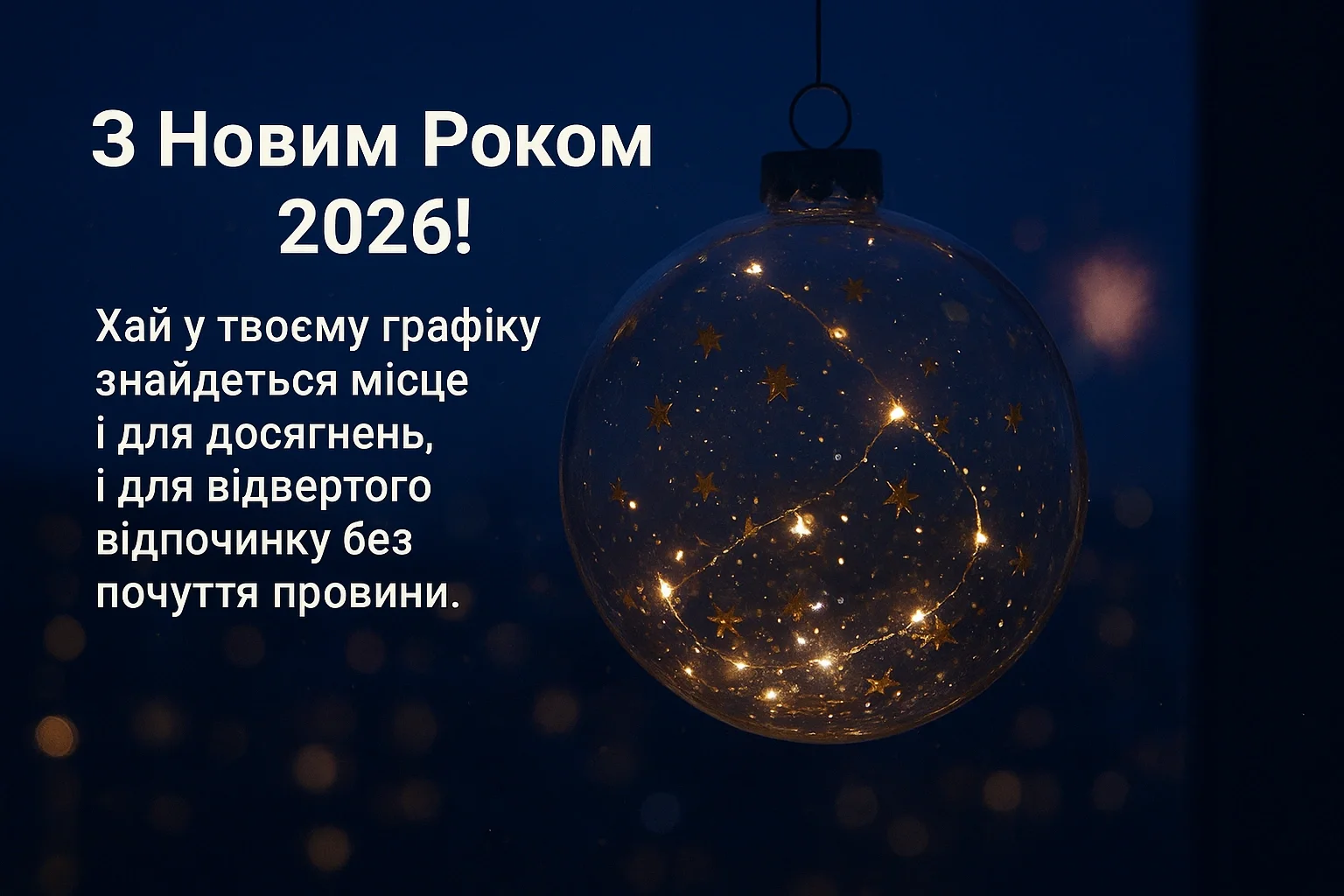 Привітання з новим роком 2026