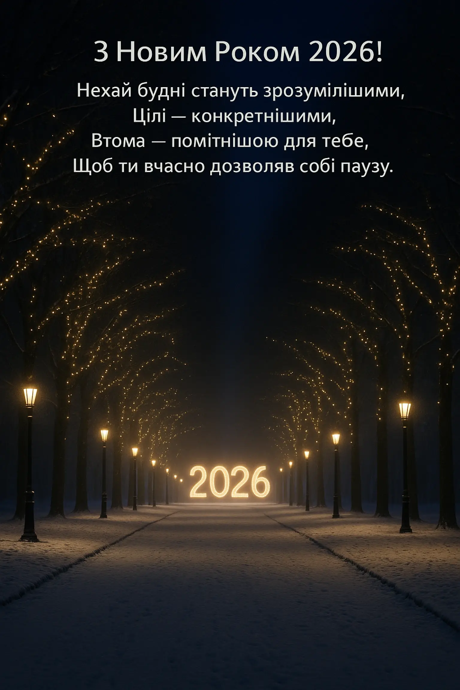 Привітання з новим роком 2026