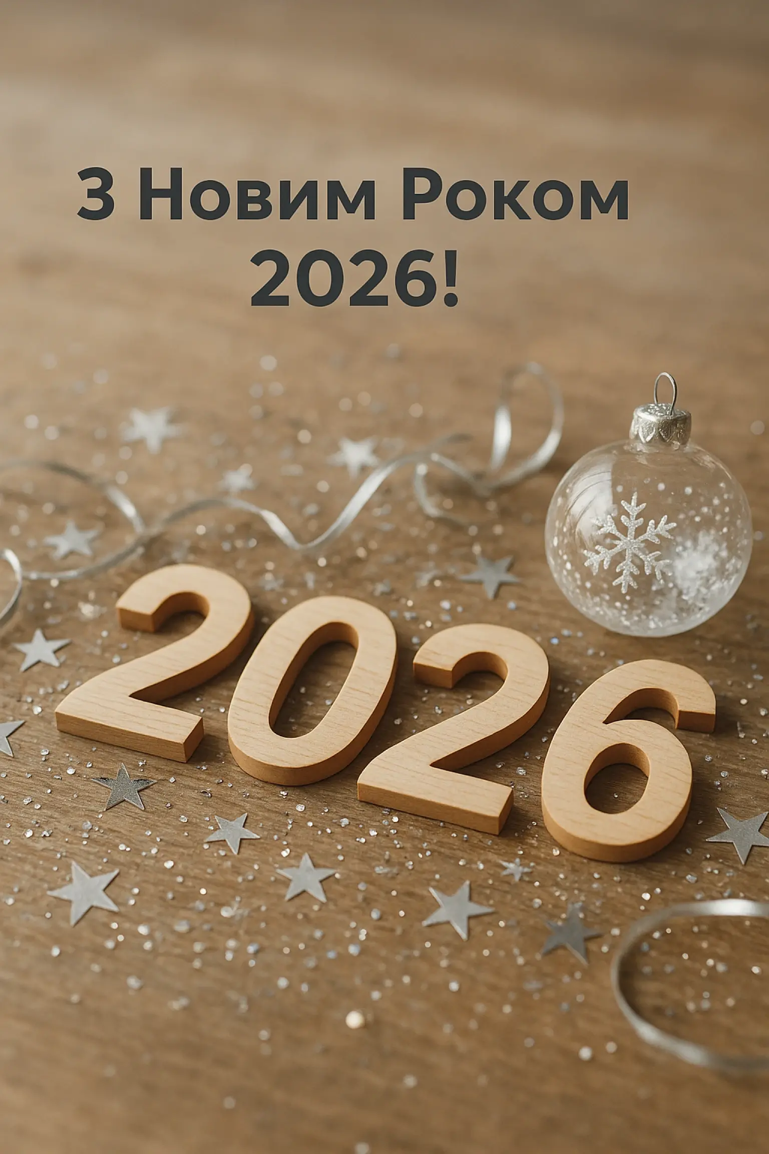 Привітання з новим роком 2026