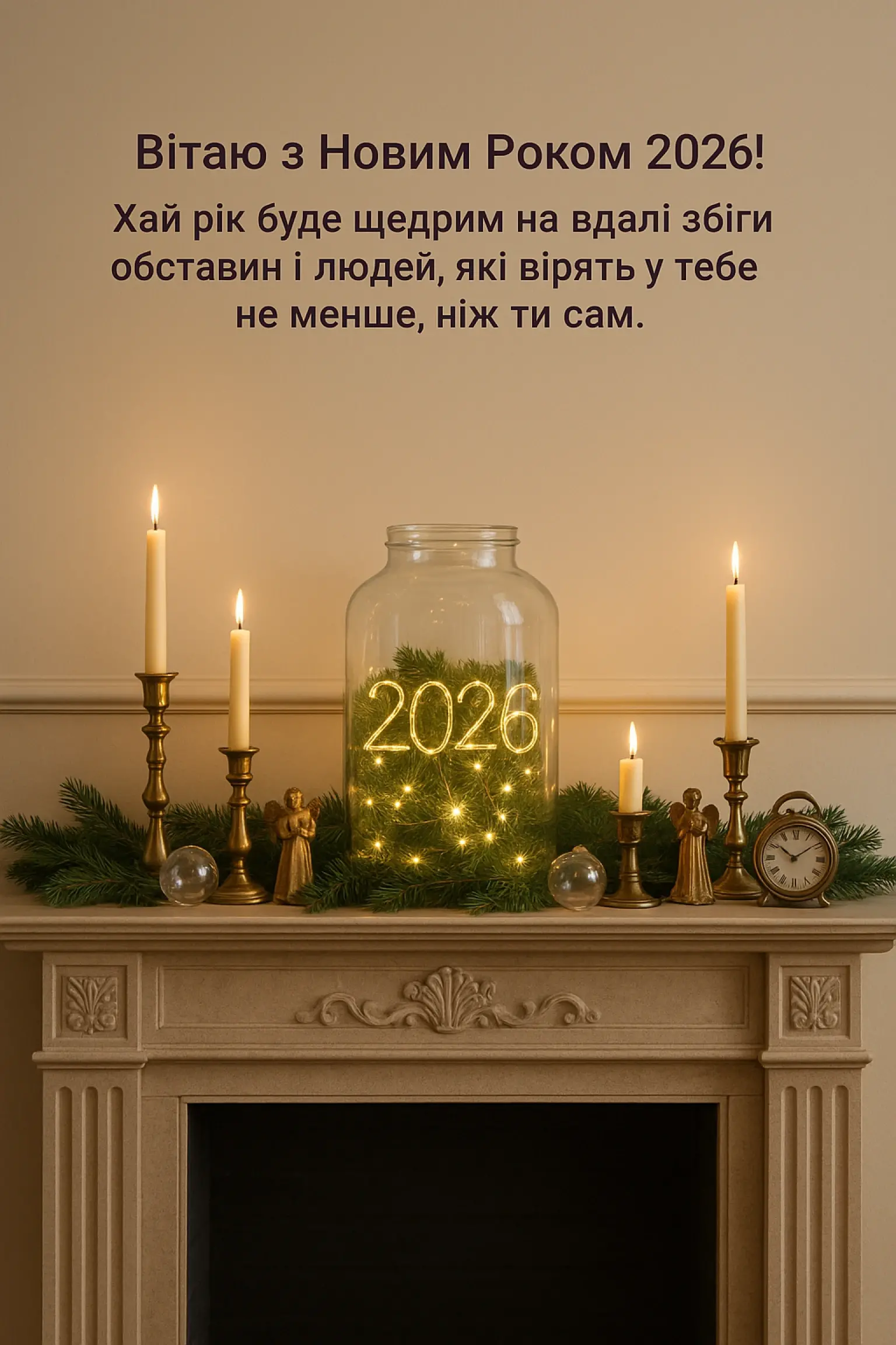 Привітання з новим роком 2026