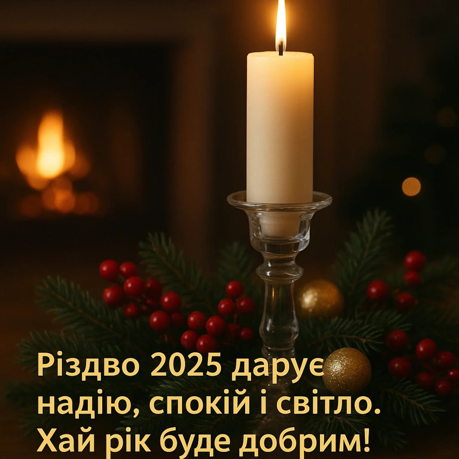 Привітання з Різдвом 2025: світлі побажання для дорогих людей