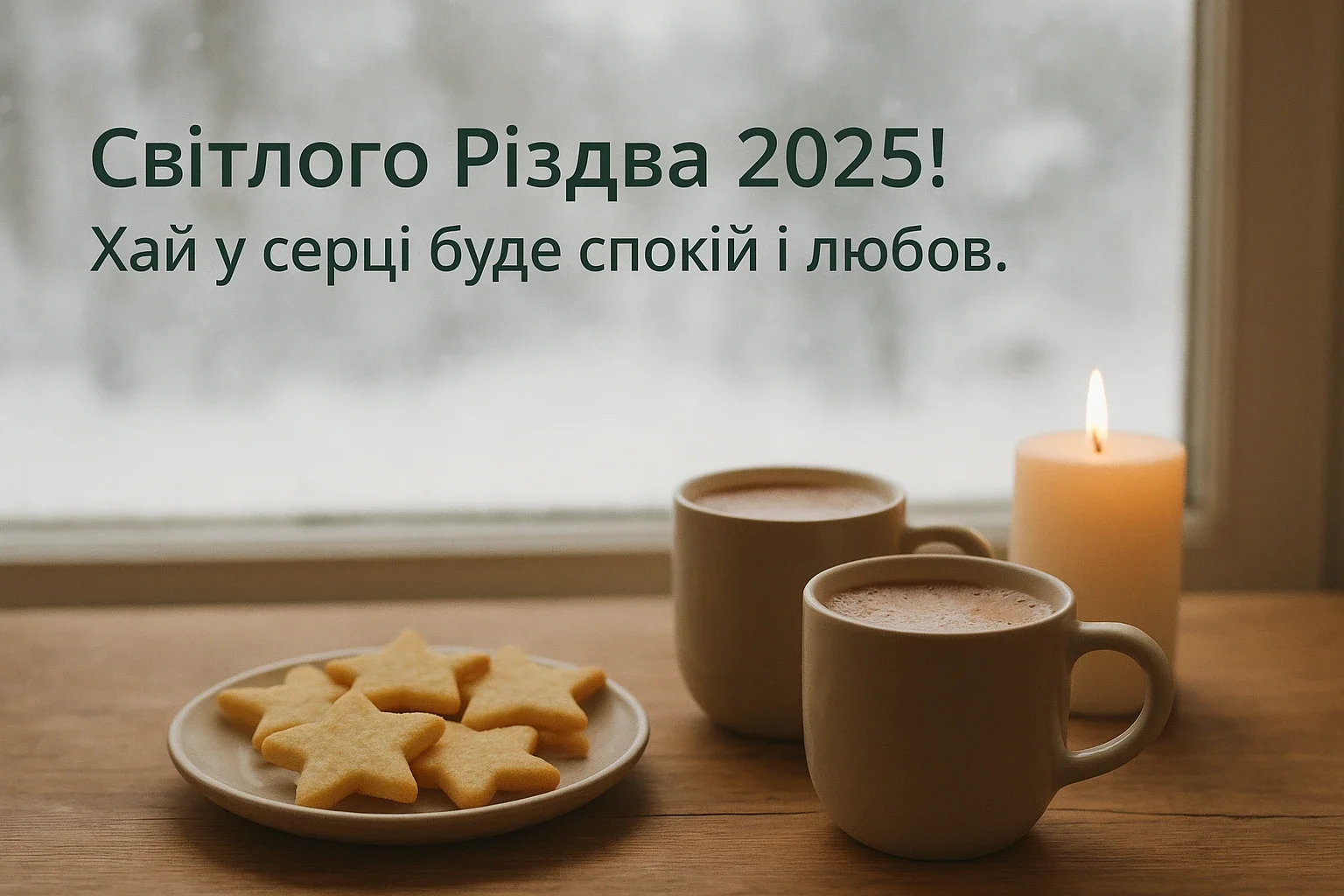 Привітання з Різдвом 2025: світлі побажання для дорогих людей