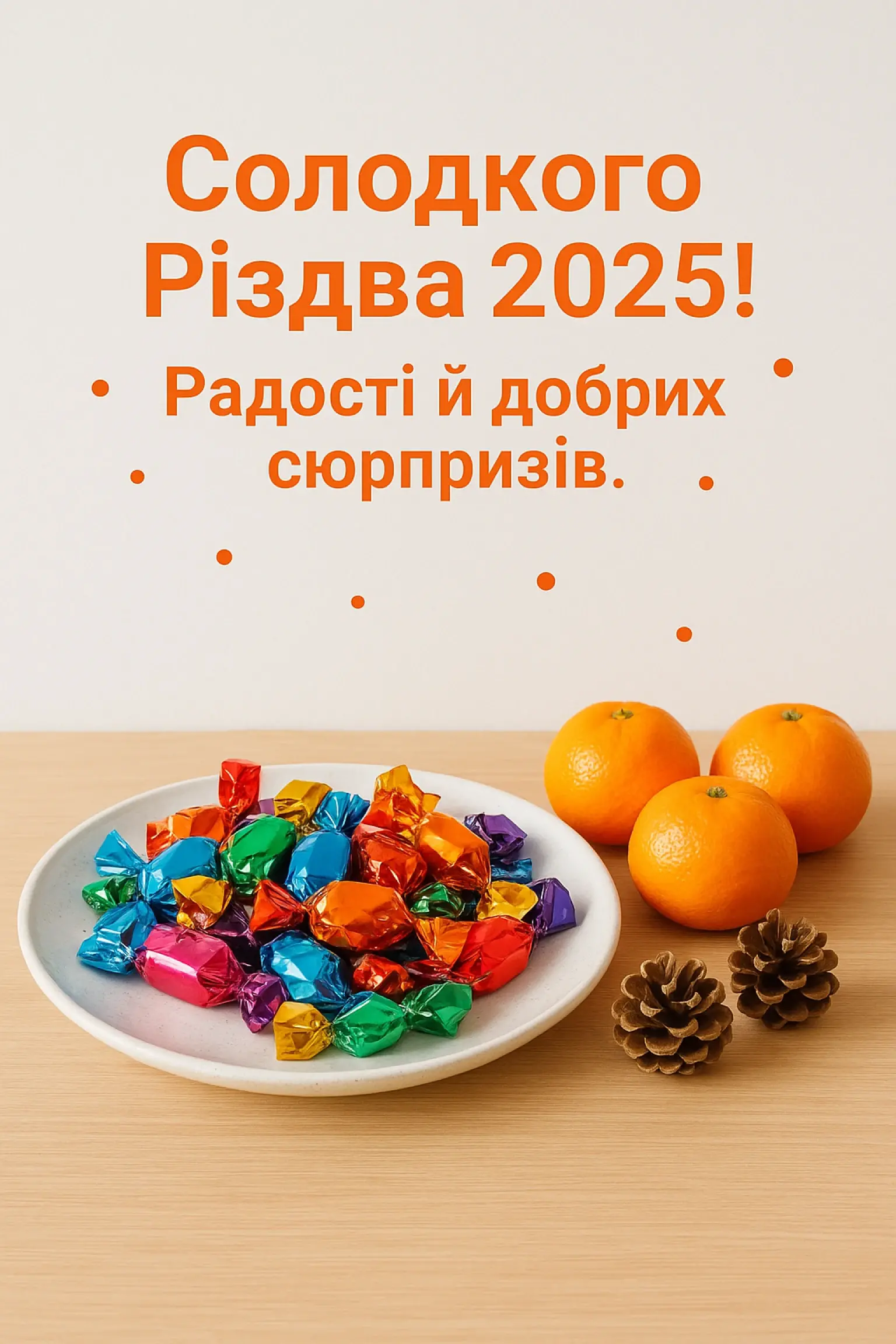 Привітання з Різдвом 2025: світлі побажання для дорогих людей