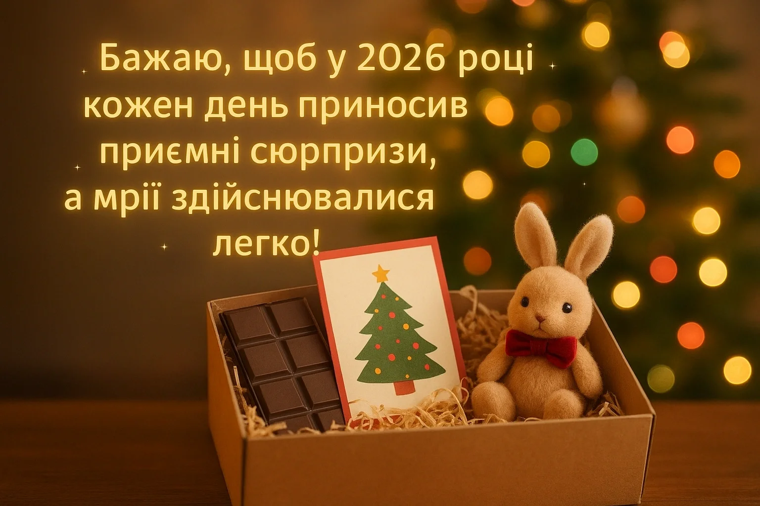 Привітання з прийдешнім новим роком 2026: теплі побажання для найближчих
