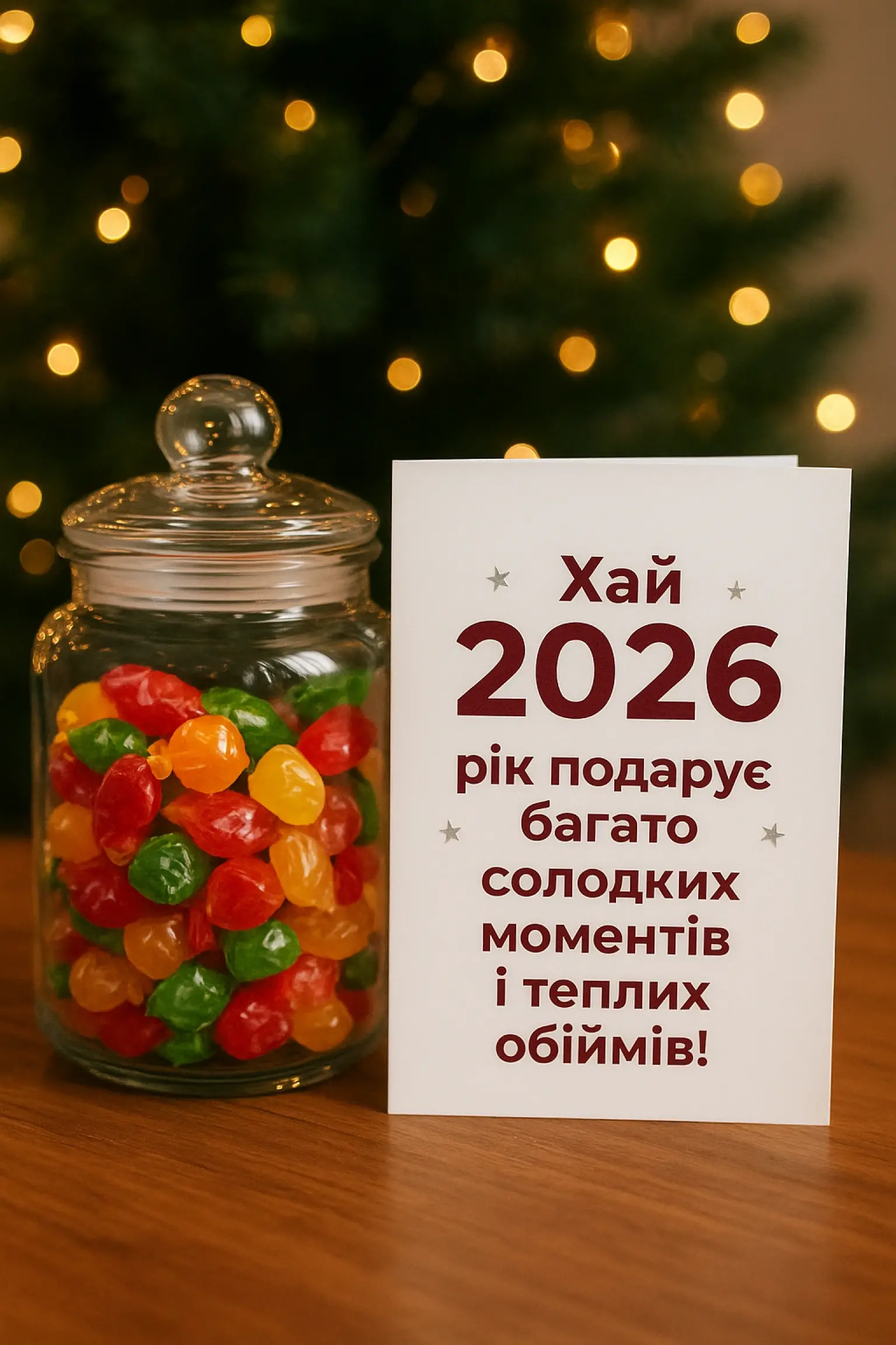 Привітання з прийдешнім новим роком 2026: теплі побажання для найближчих