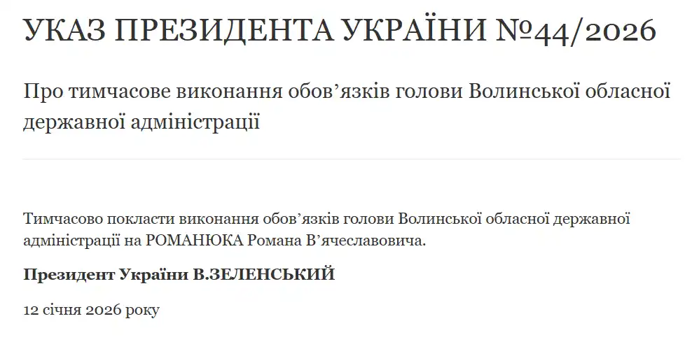 Володимир Зеленський призначив нових керівників Волині та Тернопільщини