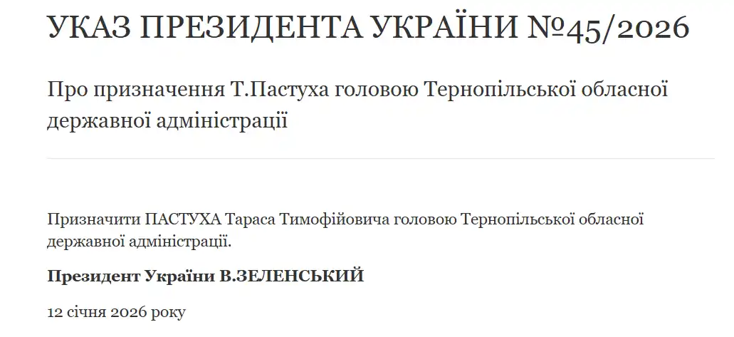Володимир Зеленський призначив нових керівників Волині та Тернопільщини