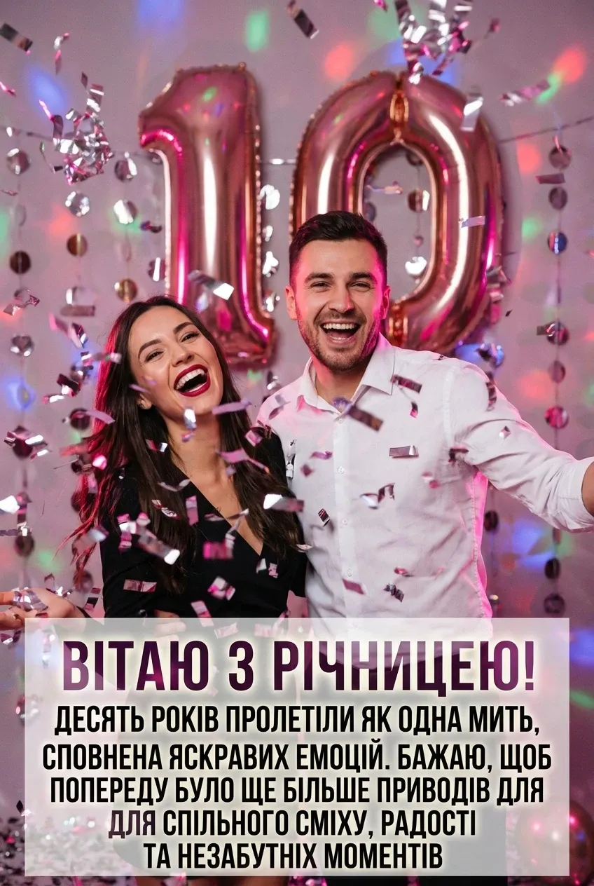 10 років весілля - картинки