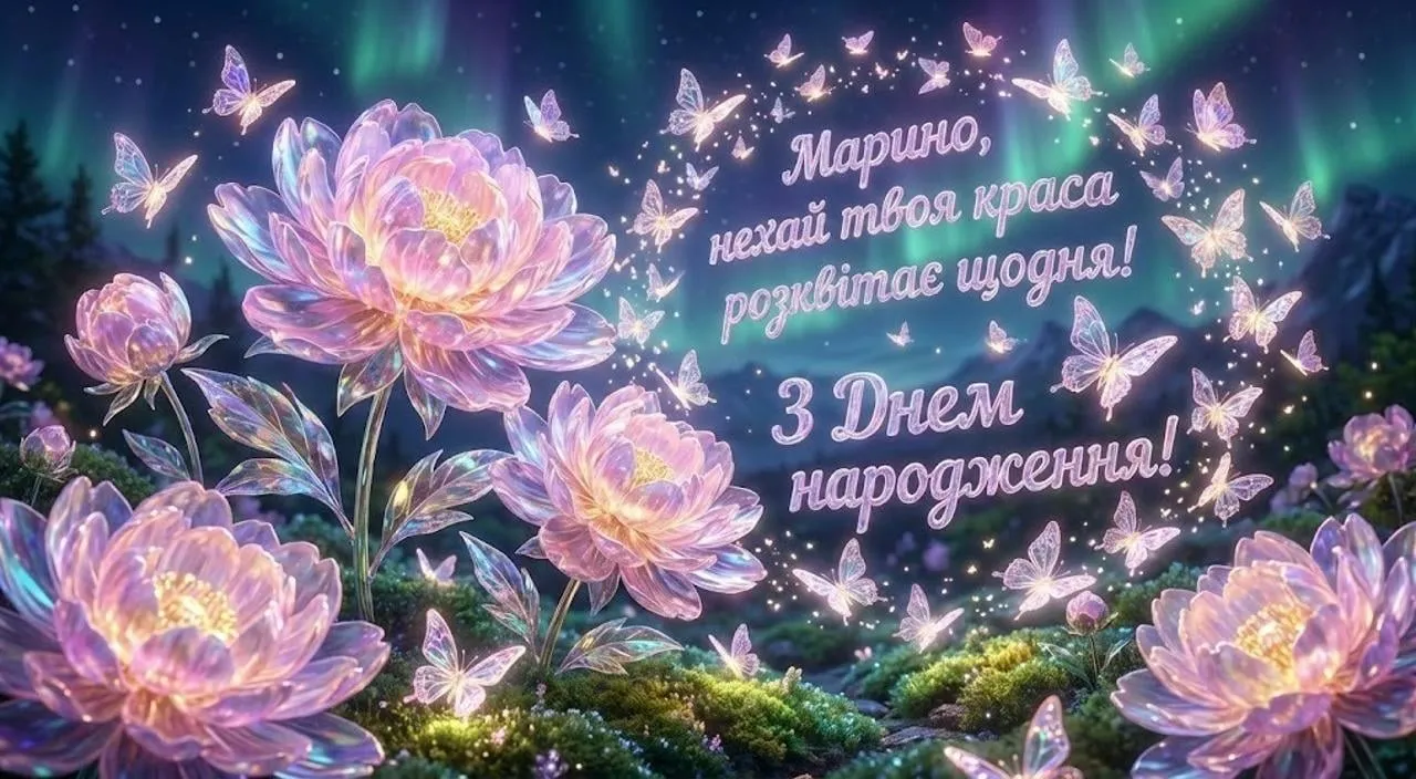 З днем народження, Маринка! Прикольні та ніжні картинки для іменинниці