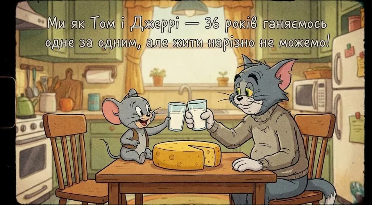 Привітання з 36 роками весілля