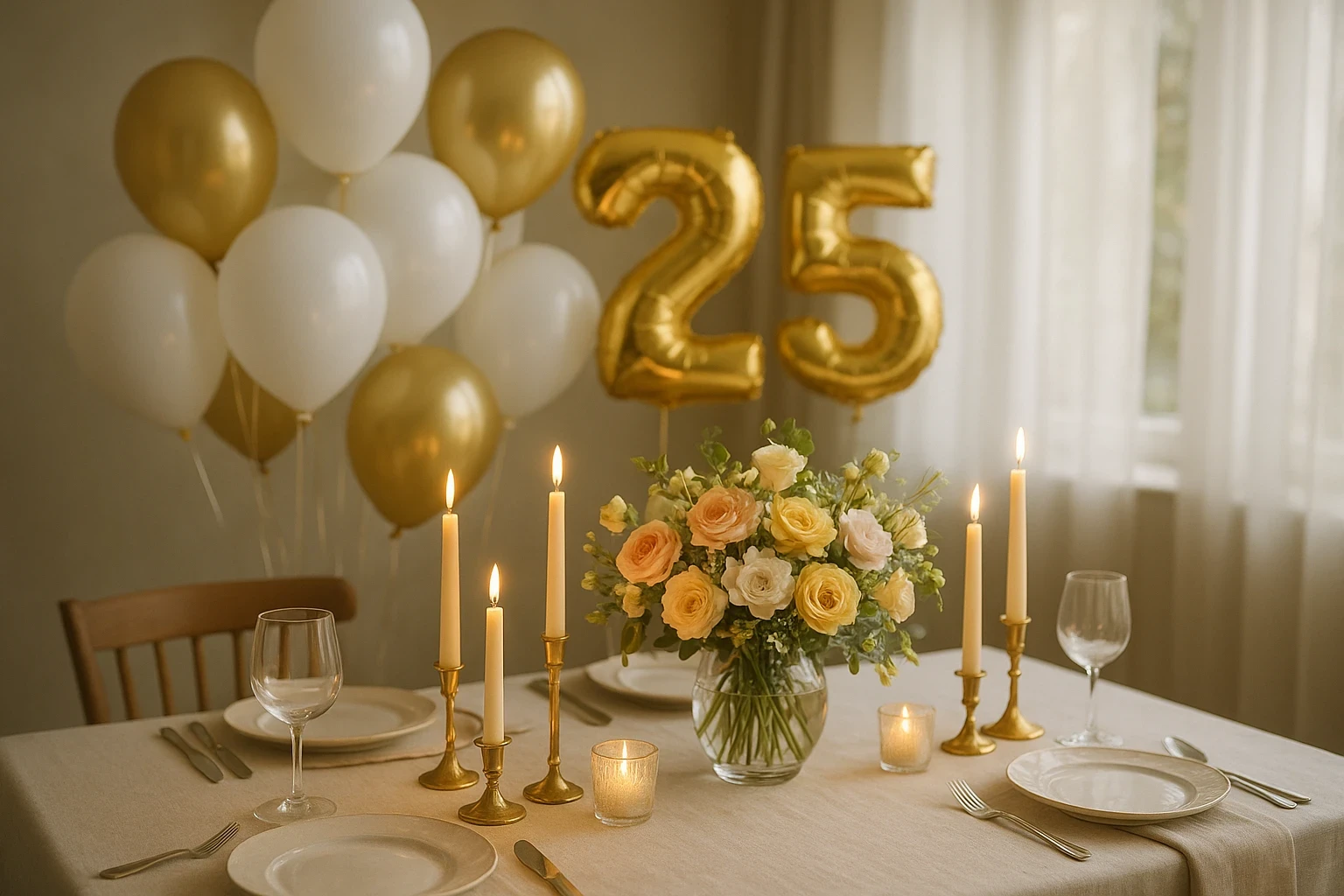 Привітання з ювілеєм на 25 років