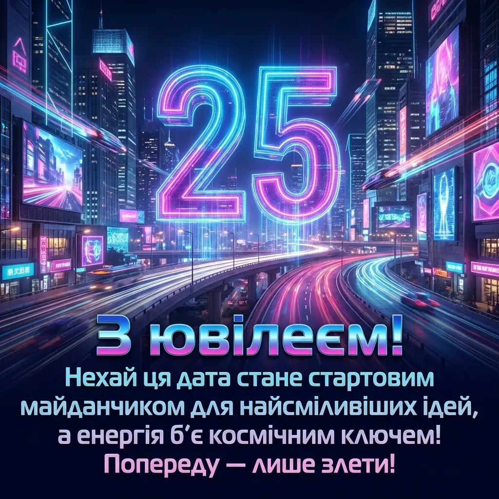 з ювілеєм 25 років