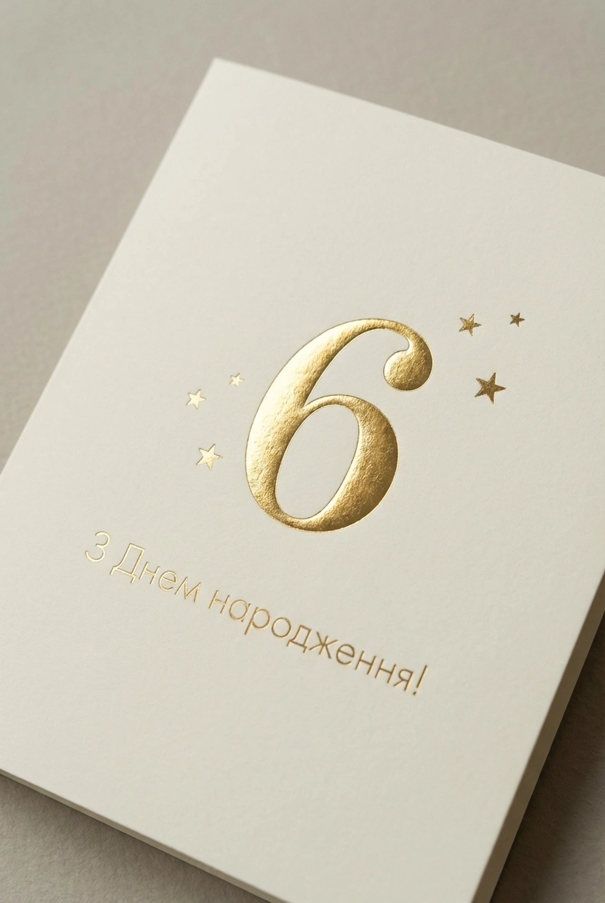 з днем народження 6 років дівчинці своїми словами