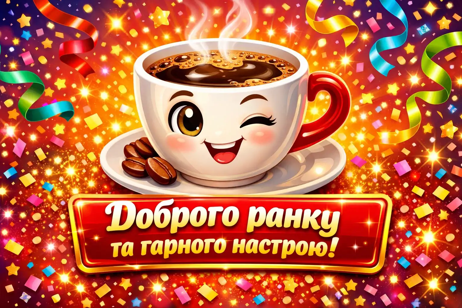Доброго ранку та гарного настрою на весь день: душевні побажання та красиві картинки