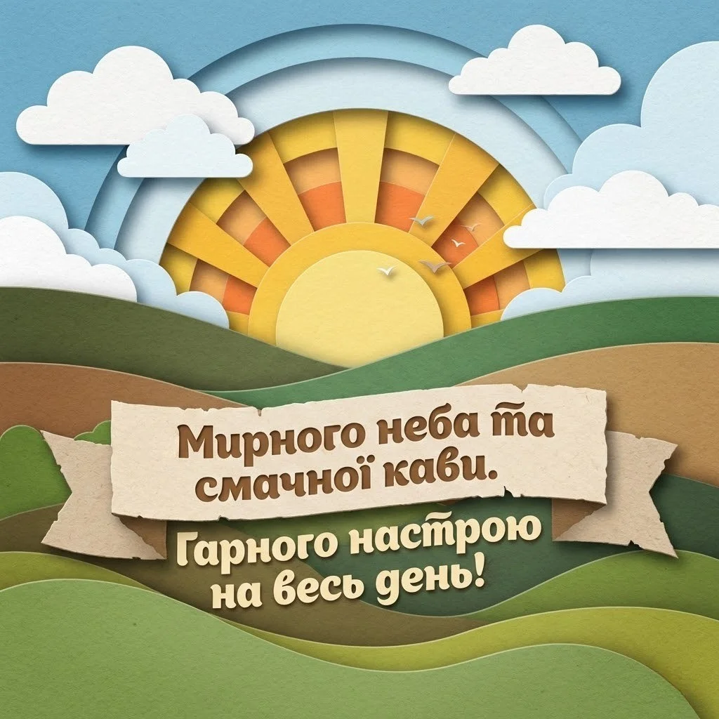 Доброго ранку та гарного настрою на весь день: душевні побажання та красиві картинки
