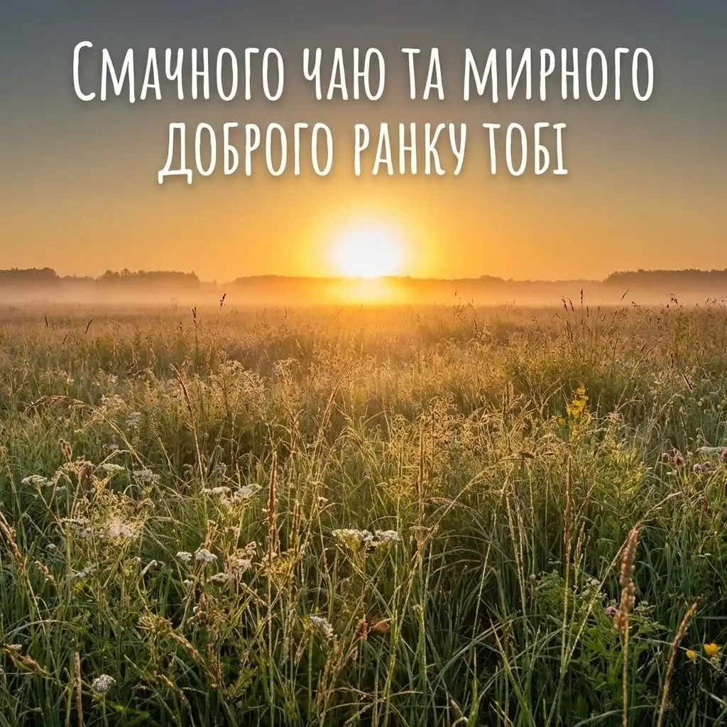 Мирного доброго ранку: нові картинки та душевні побажання для найкращого початку дня