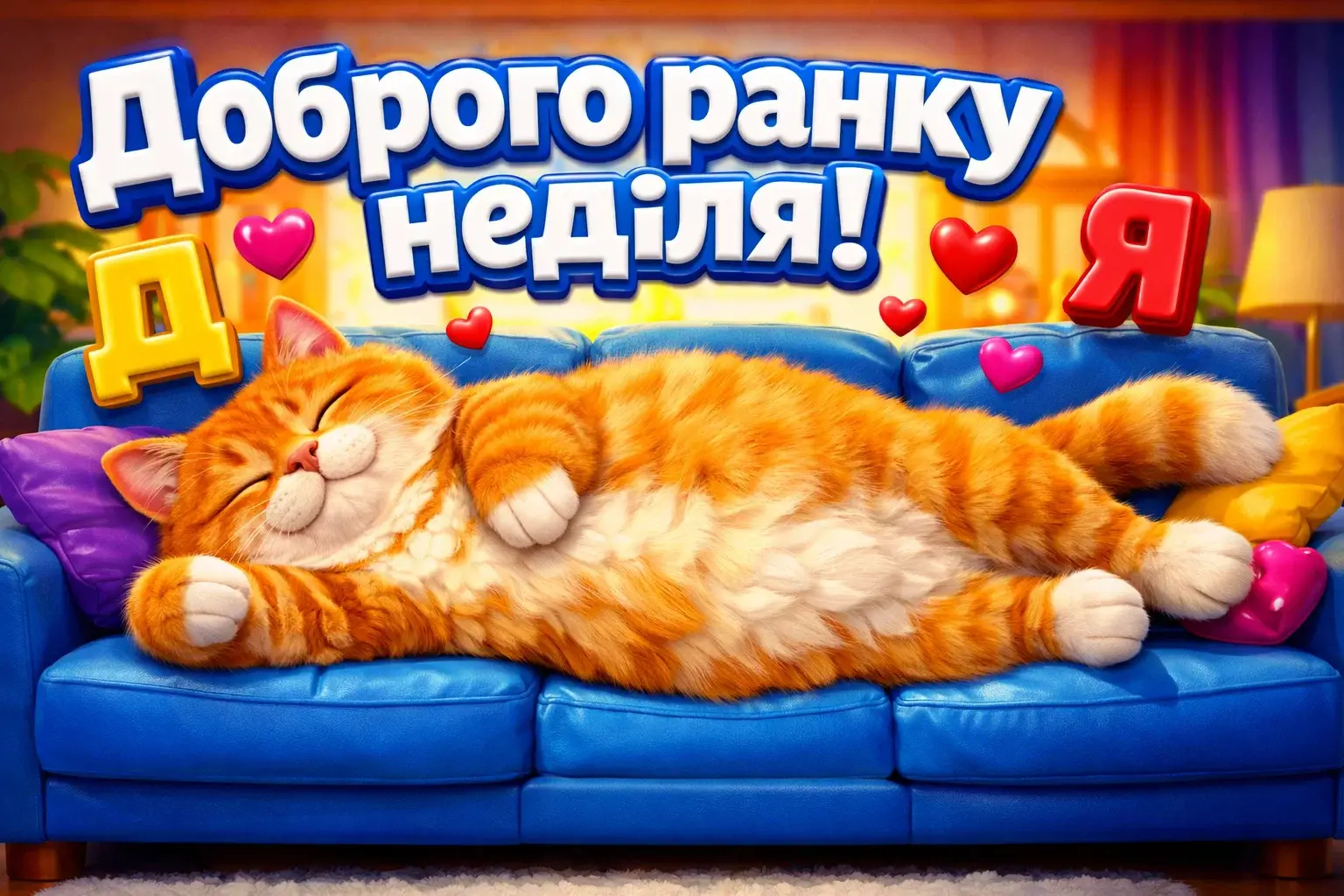 Доброго ранку неділя у найкращій добірці душевних картинок та яскравих листівок для гарного настрою