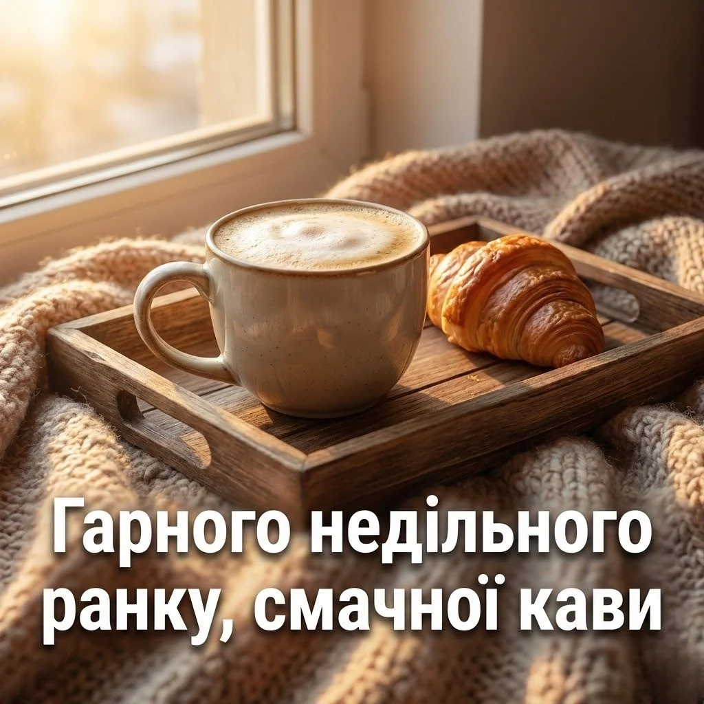 Доброго ранку неділя у найкращій добірці душевних картинок та яскравих листівок для гарного настрою