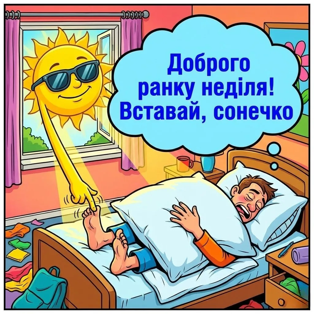 Доброго ранку неділя у найкращій добірці душевних картинок та яскравих листівок для гарного настрою