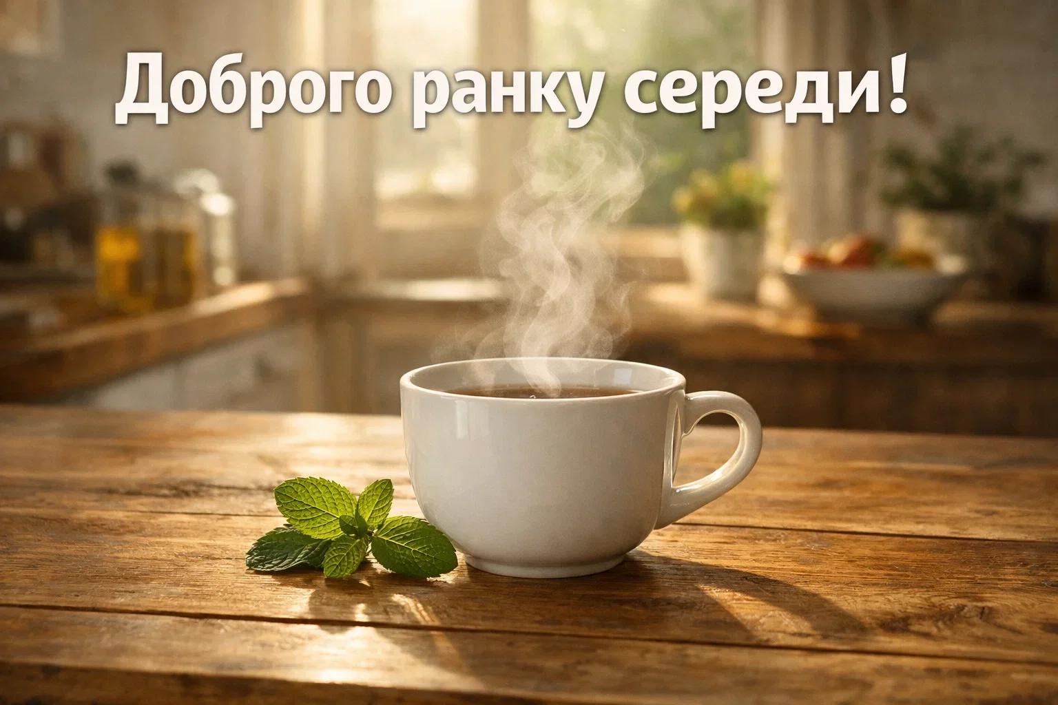 Доброго ранку середи: яскраві картинки та душевні листівки для чудового настрою
