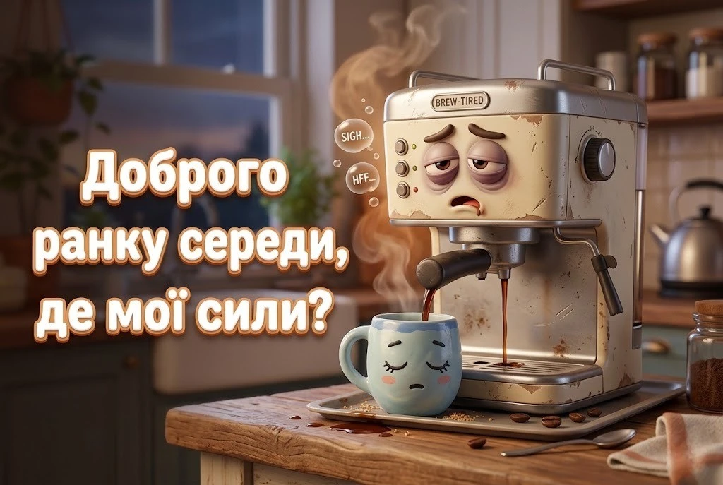 Доброго ранку середи: яскраві картинки та душевні листівки для чудового настрою