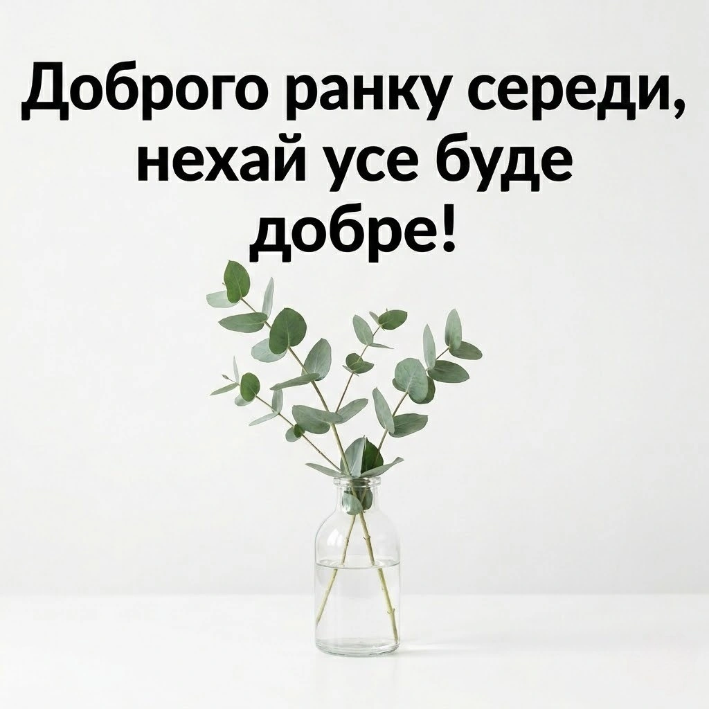 Доброго ранку середи: яскраві картинки та душевні листівки для чудового настрою