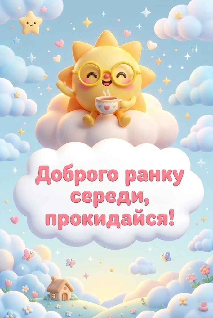 Доброго ранку середи: яскраві картинки та душевні листівки для чудового настрою