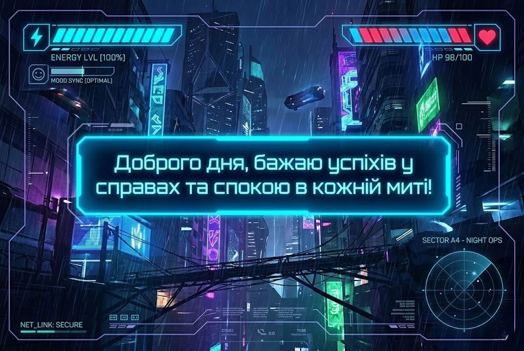 Листівки доброго дня та найтепліші побажання для гарного настрою у картинках