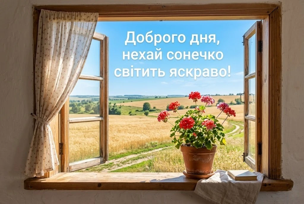 Листівки доброго дня та найтепліші побажання для гарного настрою у картинках