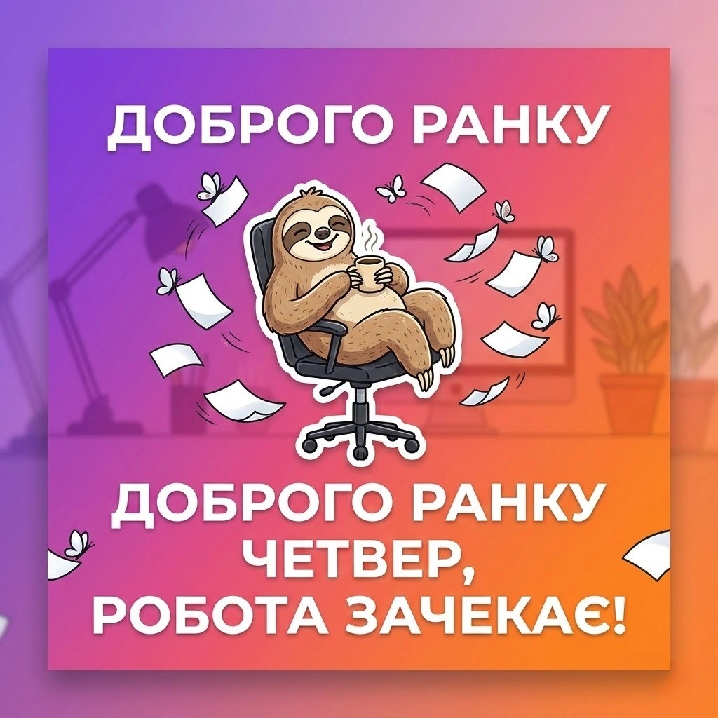 Доброго ранку, четвер: прикольні картинки та щирі побажання для гарного настрою