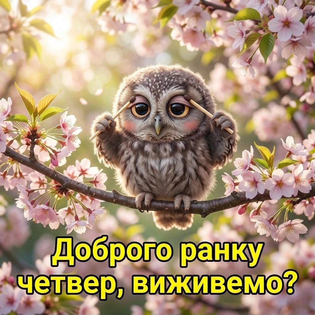 Доброго ранку, четвер: прикольні картинки та щирі побажання для гарного настрою