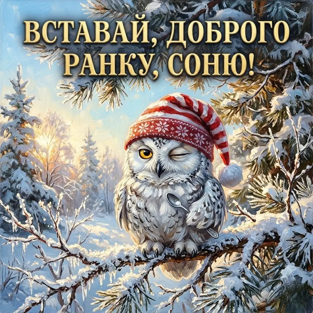 Картинки доброго зимового ранку: найкращі листівки та щирі побажання для затишного початку дня