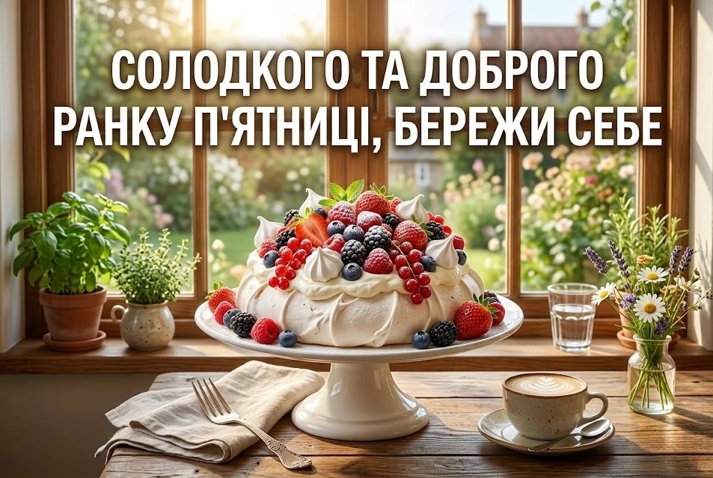 Доброго ранку п’ятниці та найкращі картинки з душевними побажаннями для гарного настрою