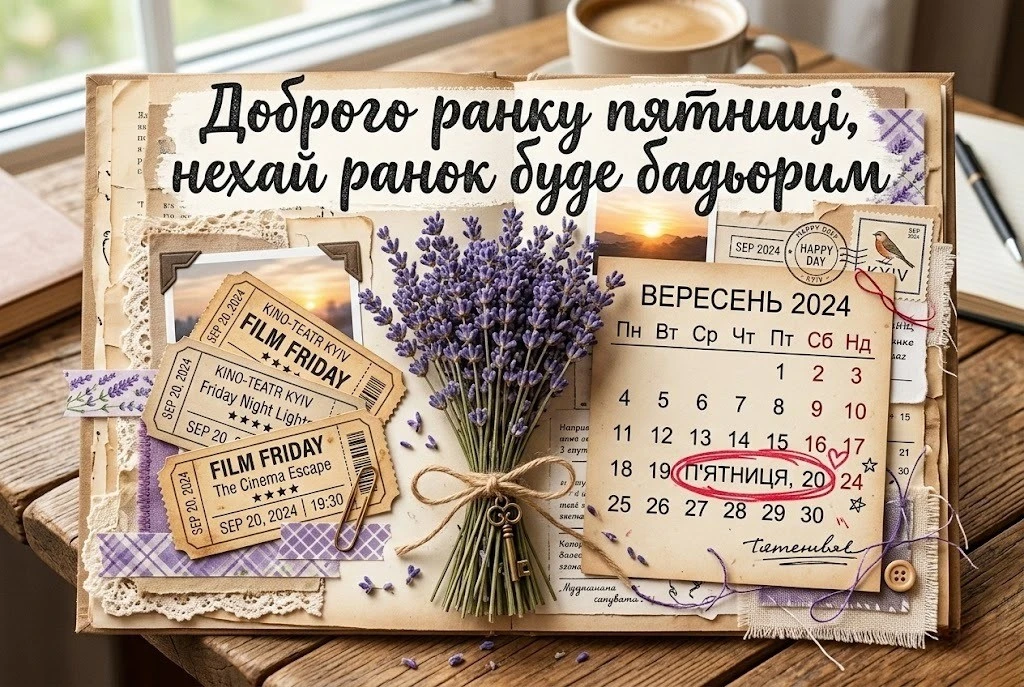 Доброго ранку п’ятниці та найкращі картинки з душевними побажаннями для гарного настрою