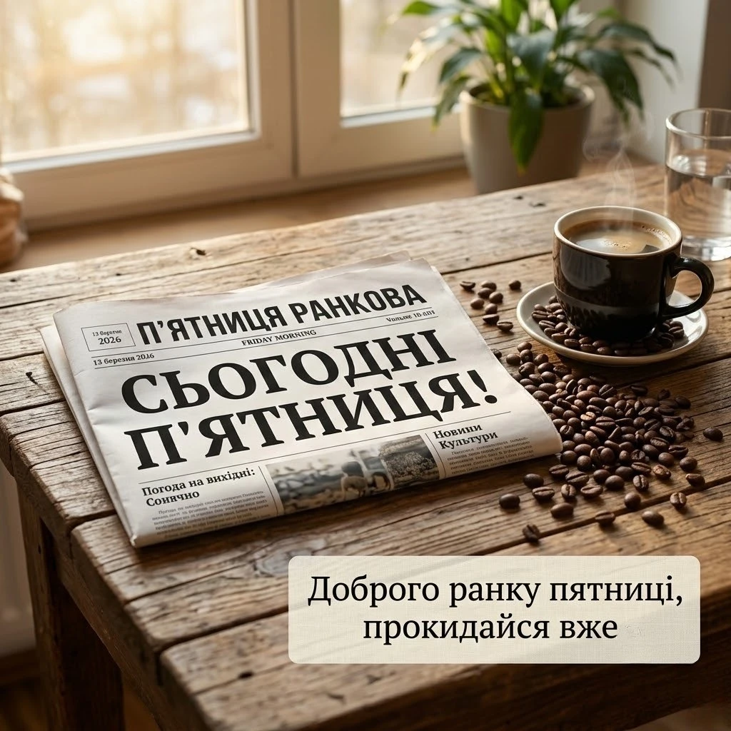 Доброго ранку п’ятниці та найкращі картинки з душевними побажаннями для гарного настрою