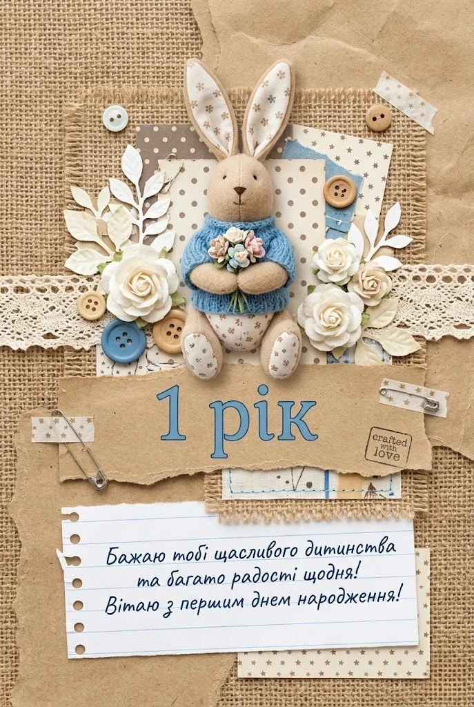 Добірка привітань з днем народження сина на 1 рік від мами з побажаннями