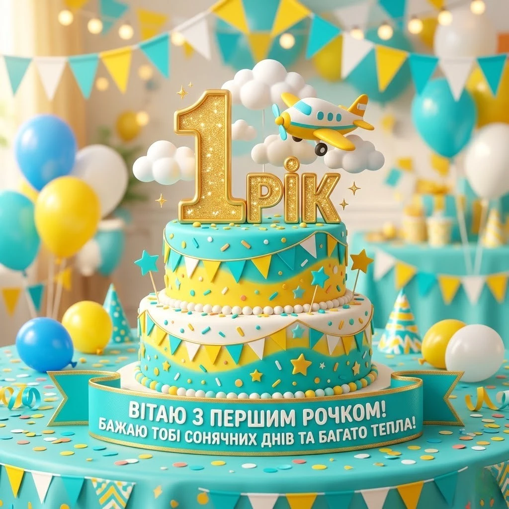 Добірка привітань з днем народження сина на 1 рік від мами з побажаннями
